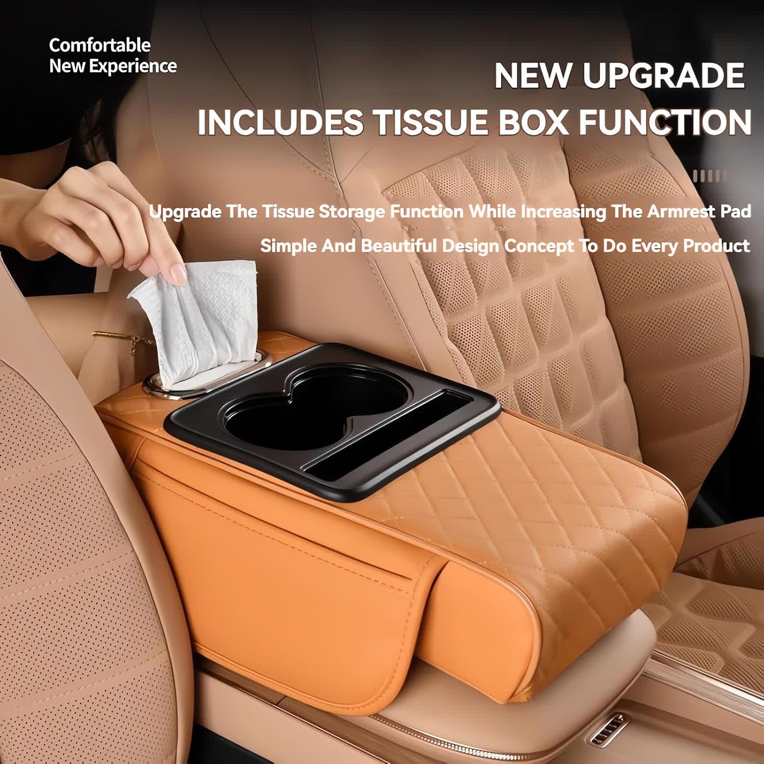 4-in-1 Multi-Functional Car Armrest Organizer