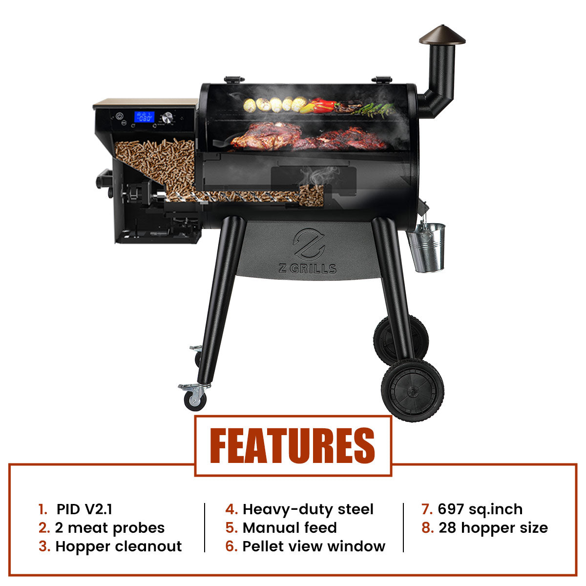 Z GRILLS 7002C3E (2026 UPGRADE)