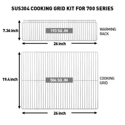 SUS304 COOKING GRID KIT FOR 700 SERIES