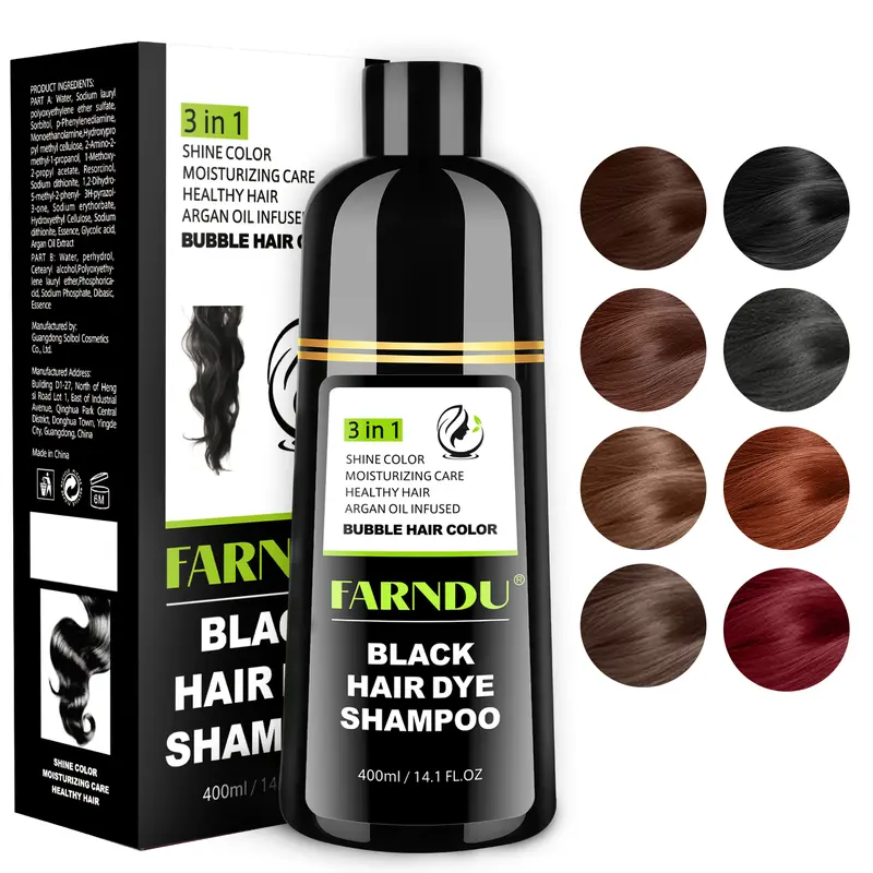 FARNDU Hair Dye 3-in-1 Shampoo Haircare