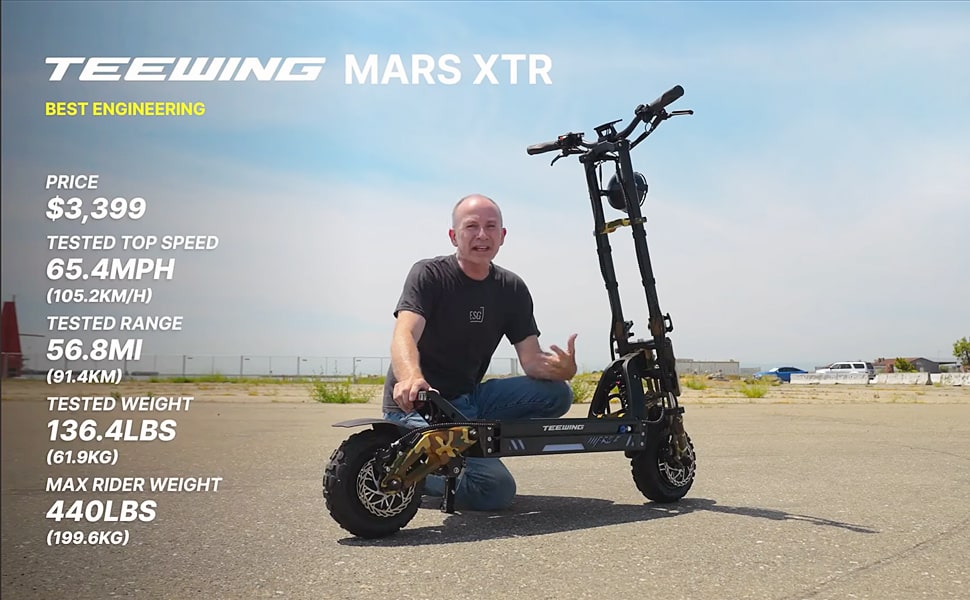 Dual Motor Electric Scooter