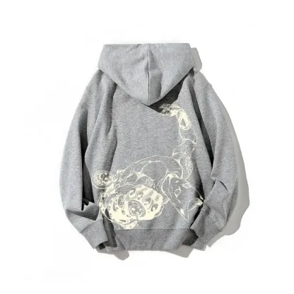 Killer Queen JoJo Character Graphic Hoodie Made in USA | Premium Cotton Streetwear Sweatshirt | JoJo’s Bizarre Adventure Inspired Pullover | Unisex Anime Hoodie Oversized Fit