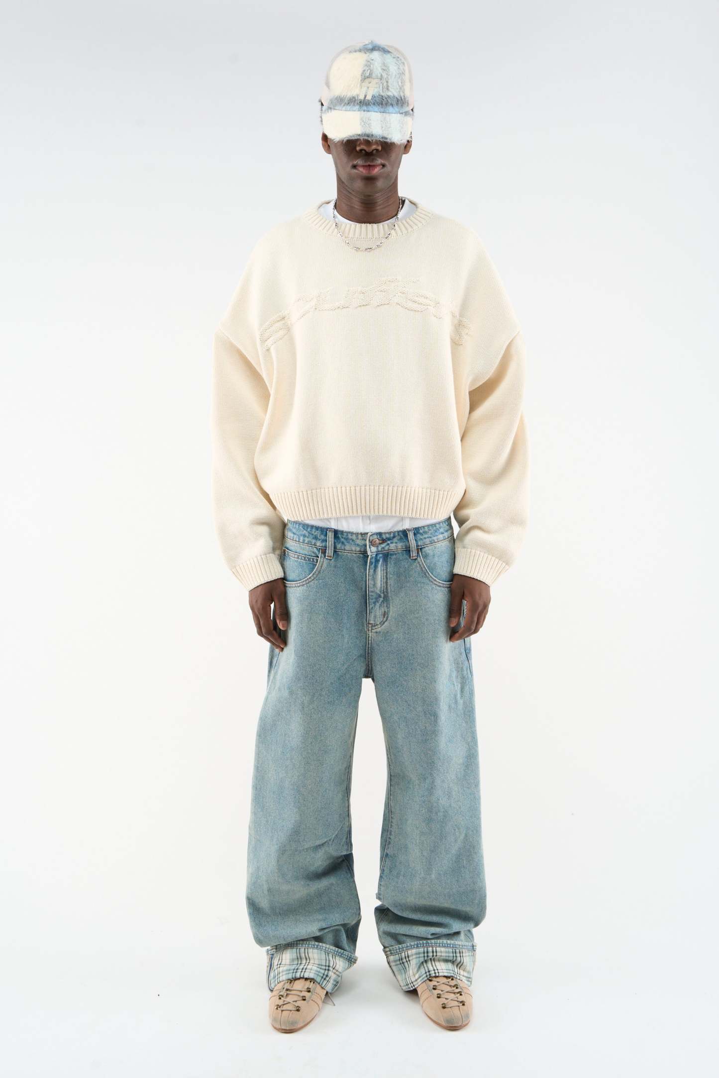 Oak Light Blue Pants