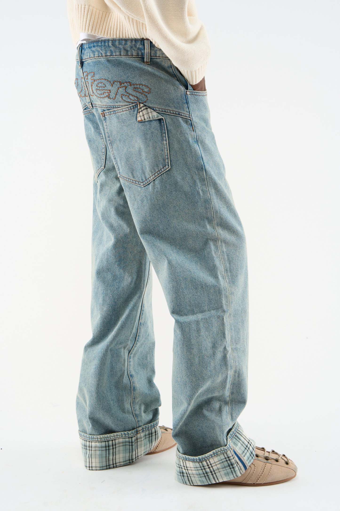 Oak Light Blue Pants