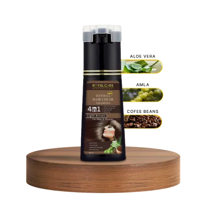 4 IN 1 Hair Coloring Shampoo – Natural Black