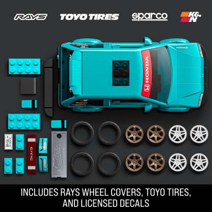 ’90 Honda Civic Ef Building Toy Kit