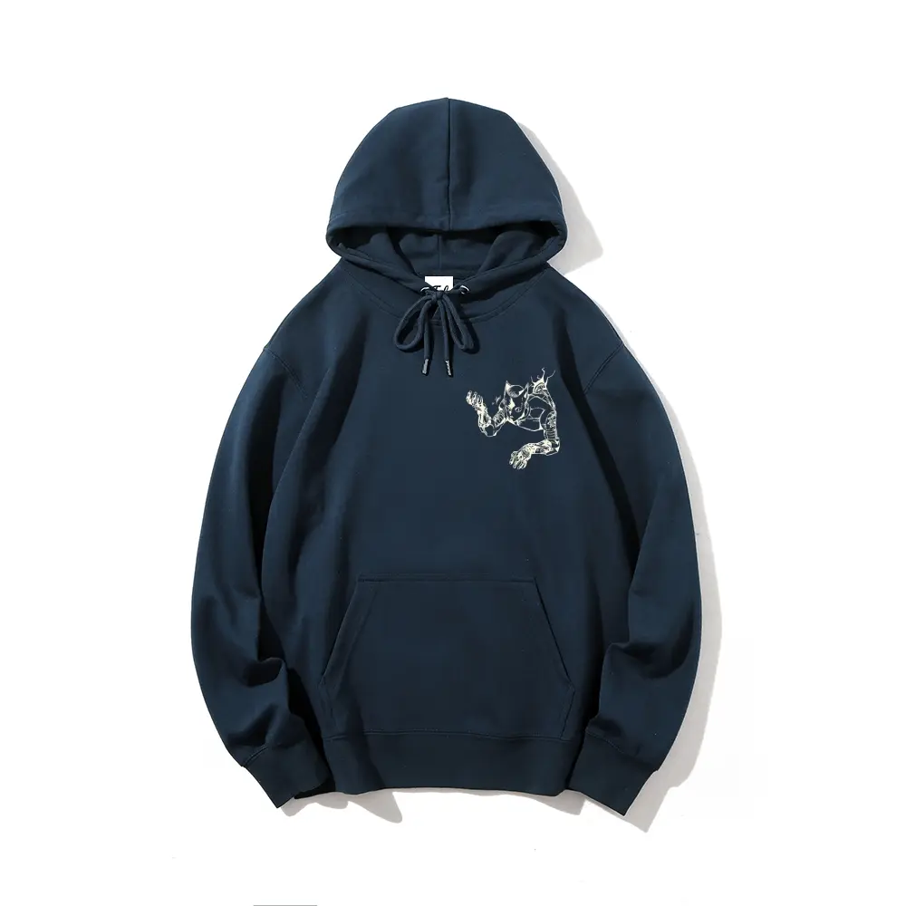 Killer Queen JoJo Character Graphic Hoodie Made in USA | Premium Cotton Streetwear Sweatshirt | JoJo’s Bizarre Adventure Inspired Pullover | Unisex Anime Hoodie Oversized Fit