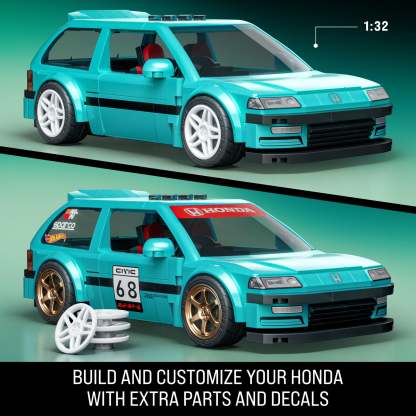 ’90 Honda Civic Ef Building Toy Kit