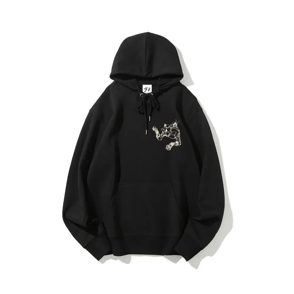 Killer Queen JoJo Character Graphic Hoodie Made in USA | Premium Cotton Streetwear Sweatshirt | JoJo’s Bizarre Adventure Inspired Pullover | Unisex Anime Hoodie Oversized Fit
