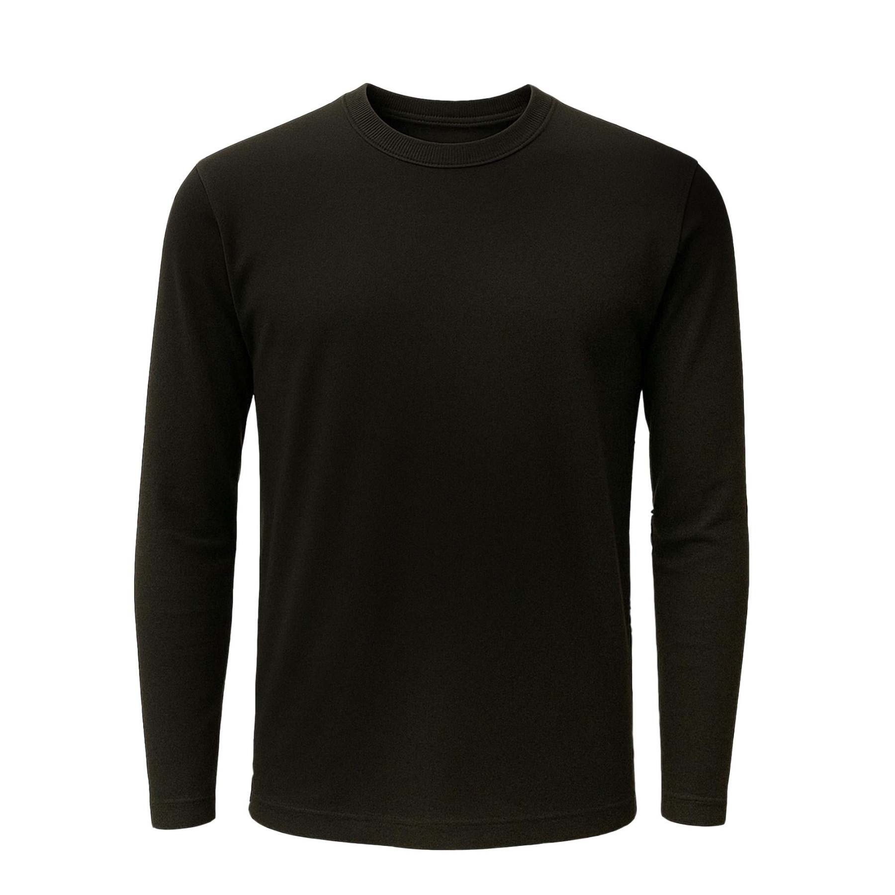 Crew Neck Long Sleeve Tee - 100% U.S. Cotton | Plastic Free