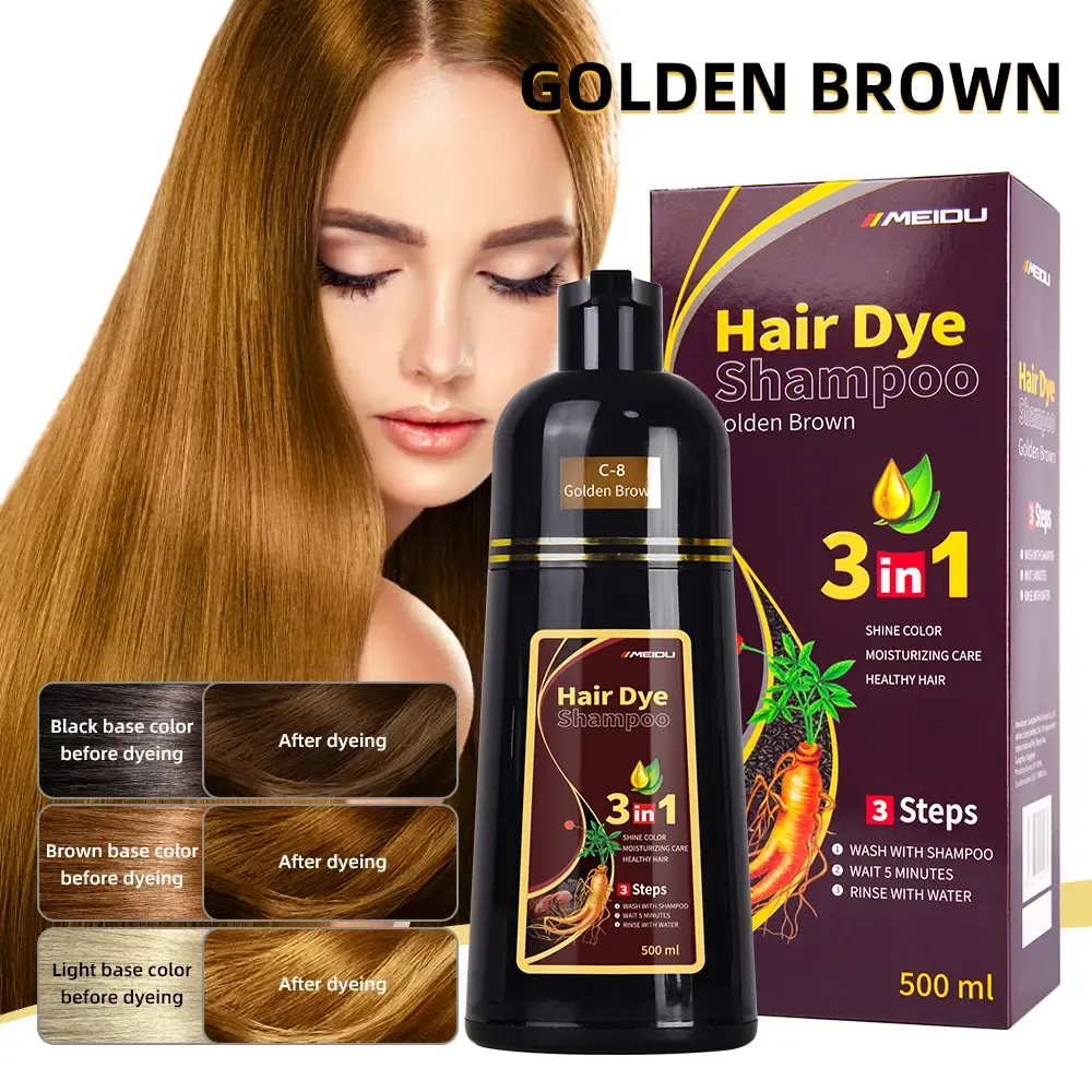 MEIDU 3 in 1 Hair Dye Shampoo
