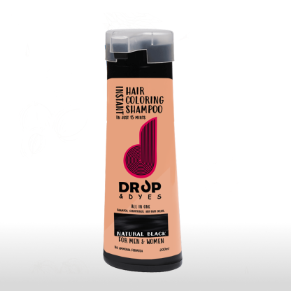 Drop and Dyes 5 In 1 Hair Coloring Shampoo - 200ml