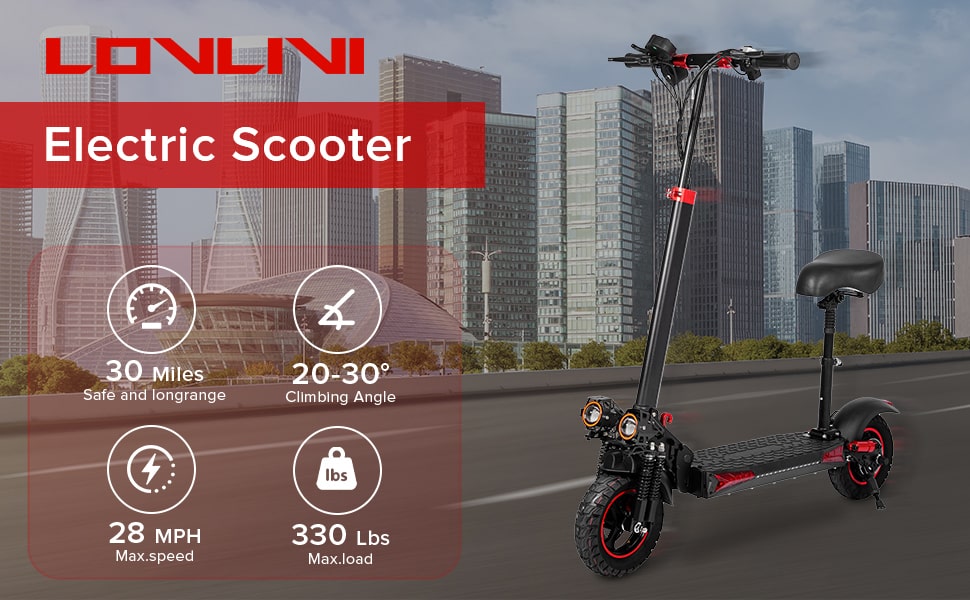 Adult Electric Scooter with Seat