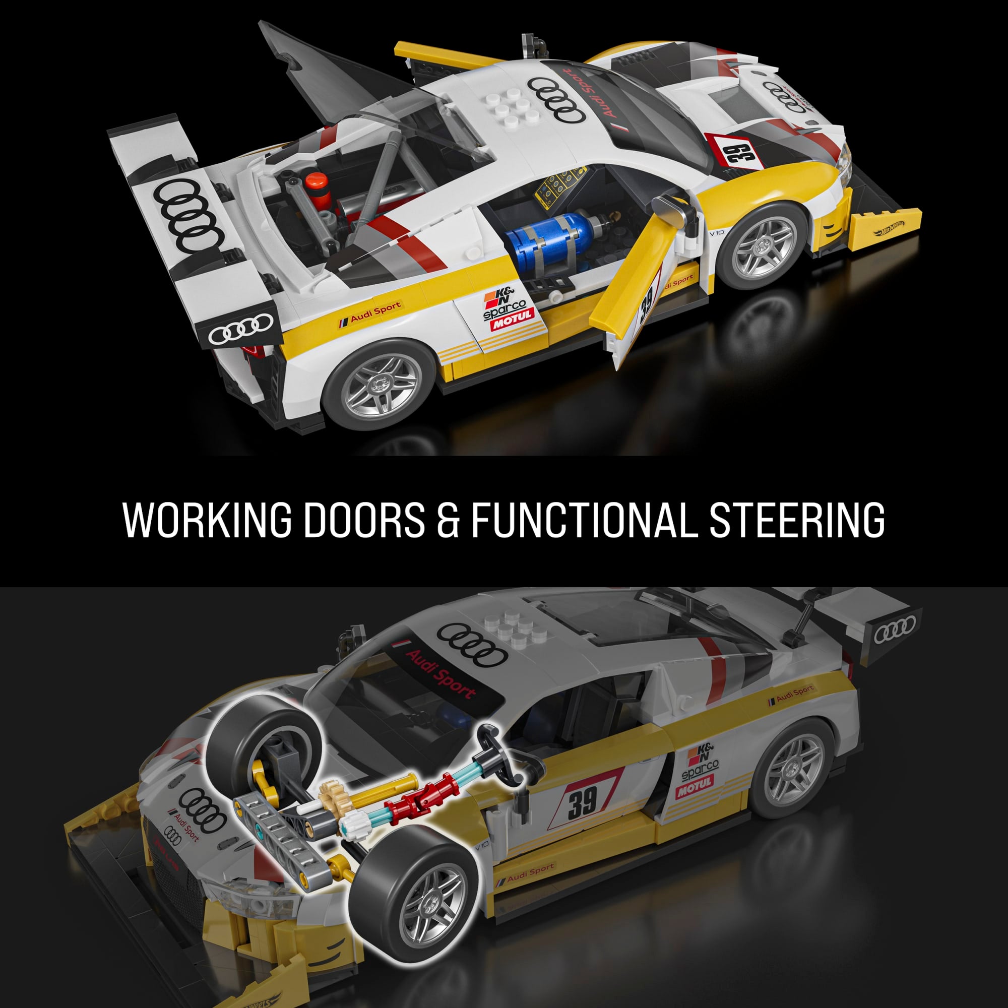 ‘15 Audi R8 Lms Building Toy Kit