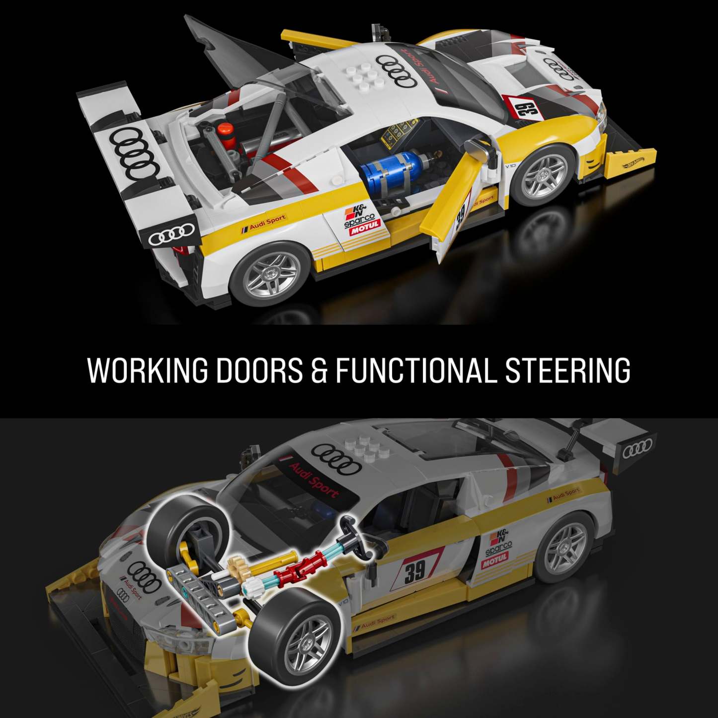 ‘15 Audi R8 Lms Building Toy Kit