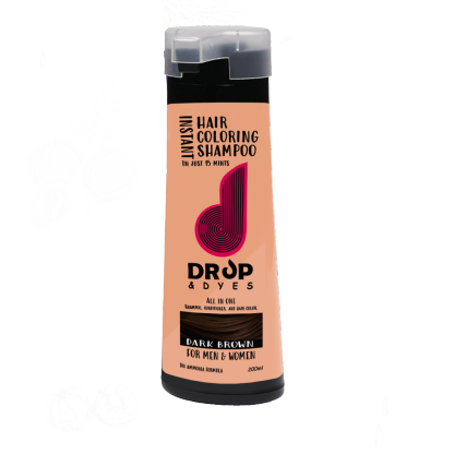 Drop and Dyes 5 In 1 Hair Coloring Shampoo - 200ml