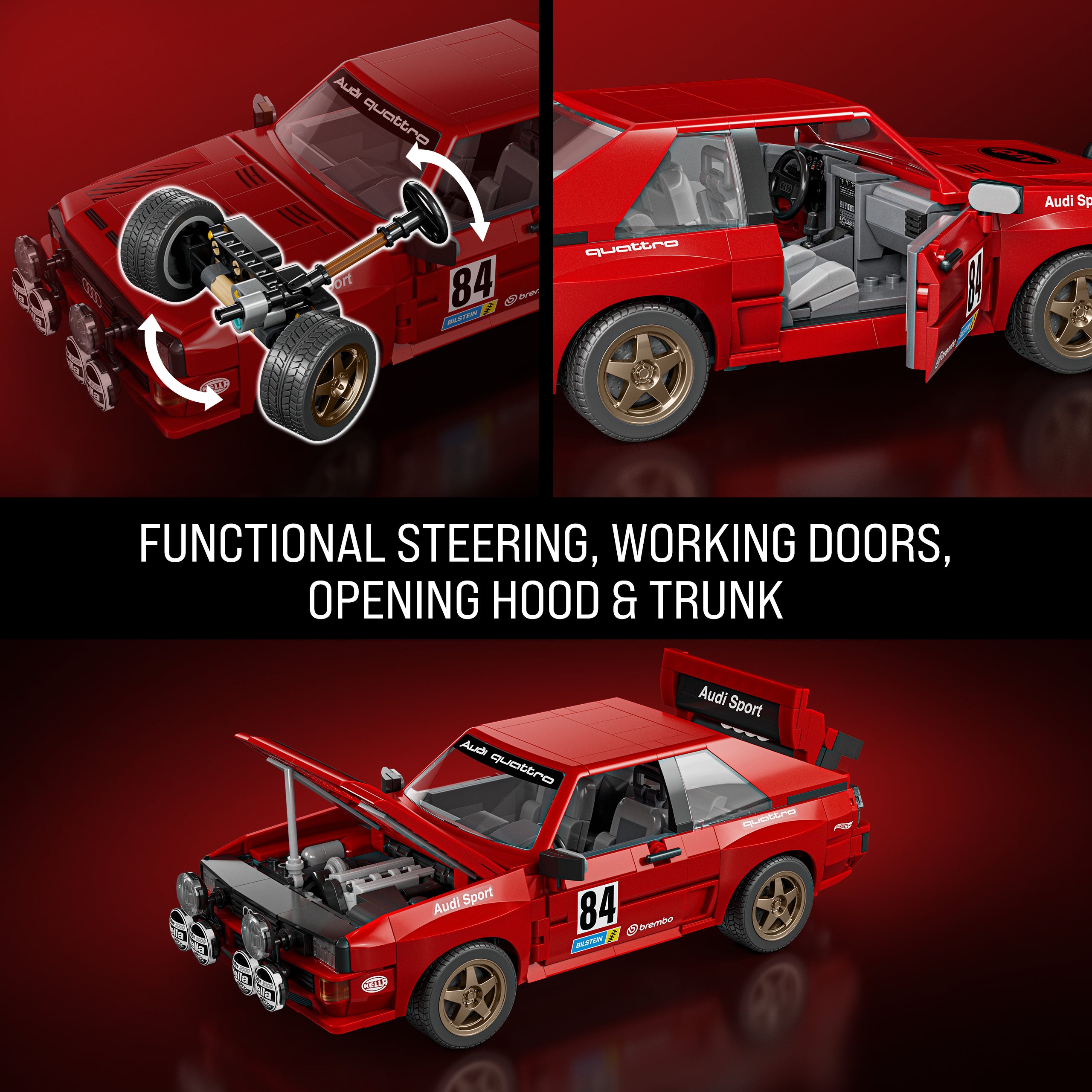 ’84 Audi Sport Quattro Building Toy Kit