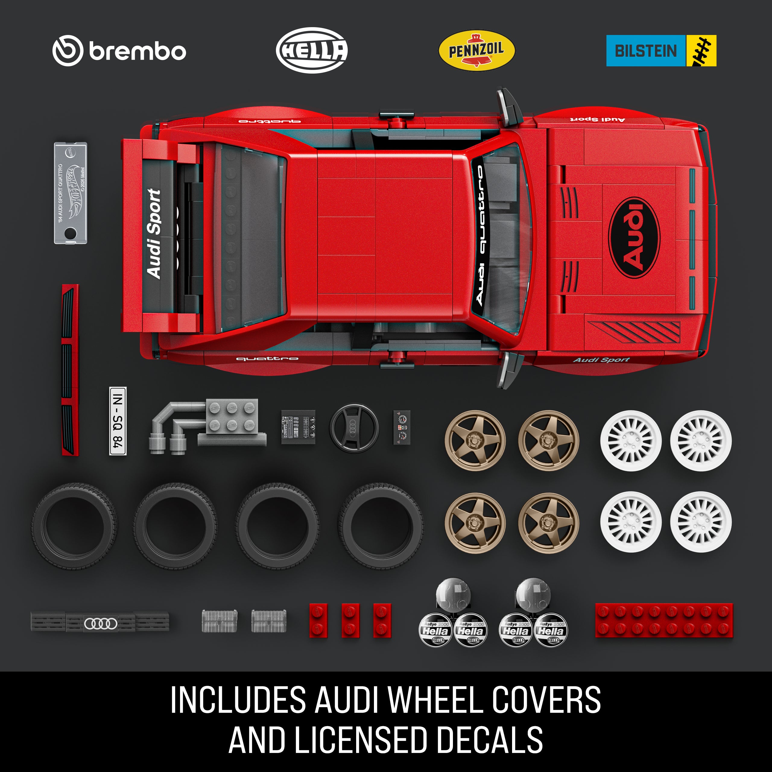 ’84 Audi Sport Quattro Building Toy Kit