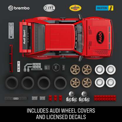 ’84 Audi Sport Quattro Building Toy Kit
