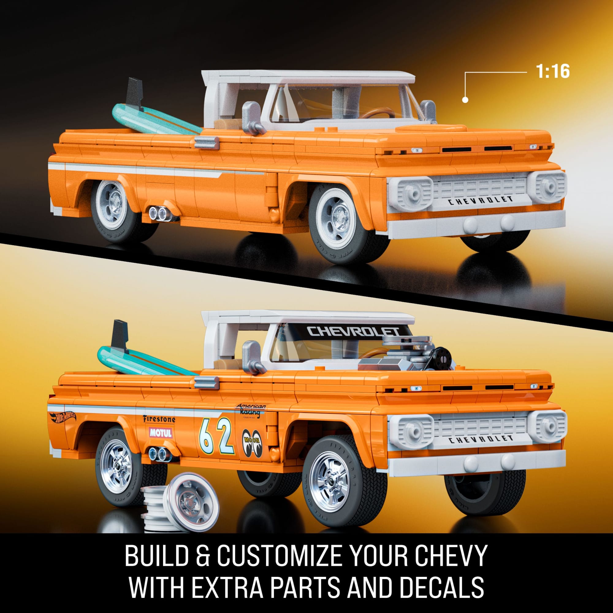 ’62 Chevy Pickup Building Toy Kit