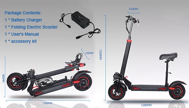 Adult Electric Scooter with Seat