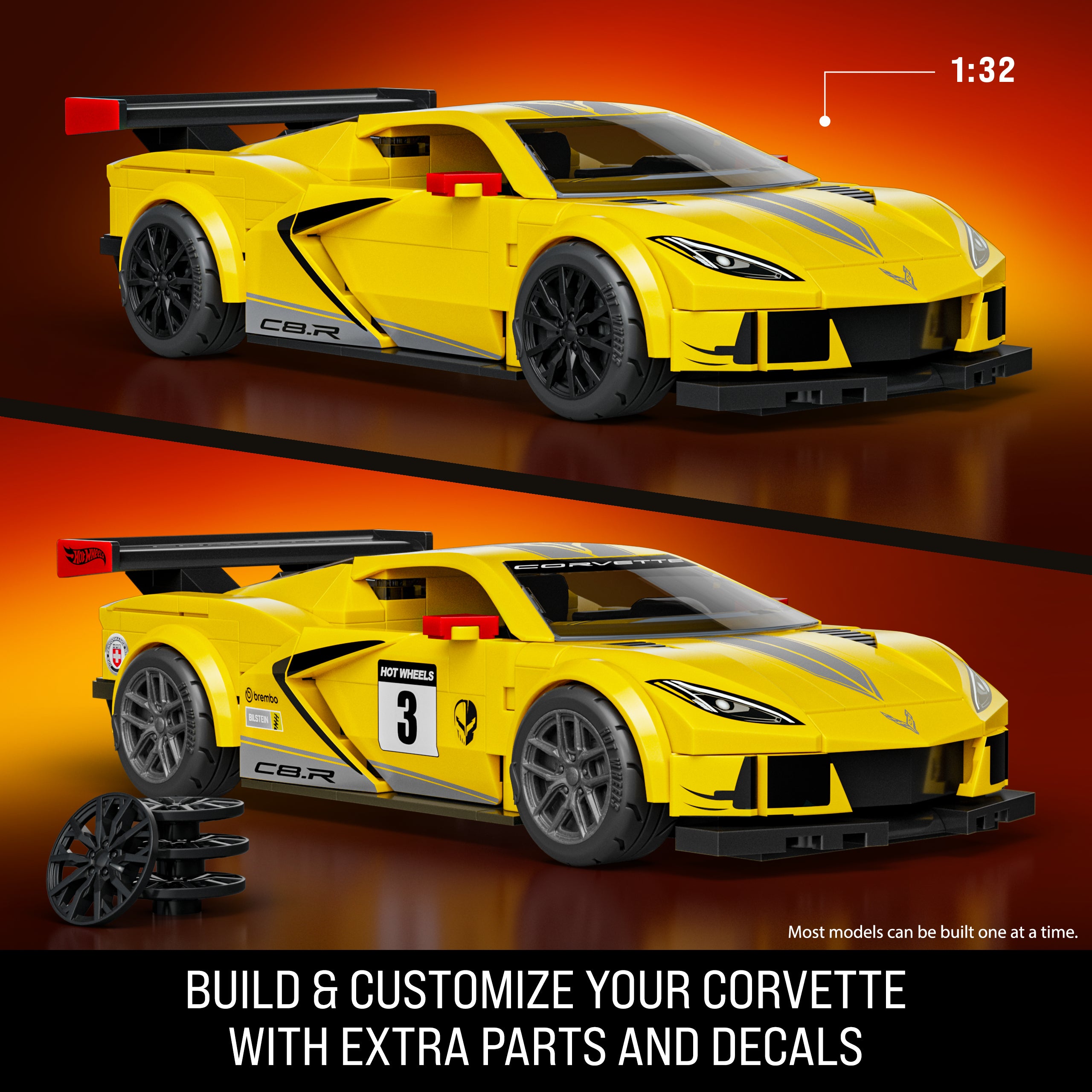 ’20 Corvette C8.R Building Toy Kit