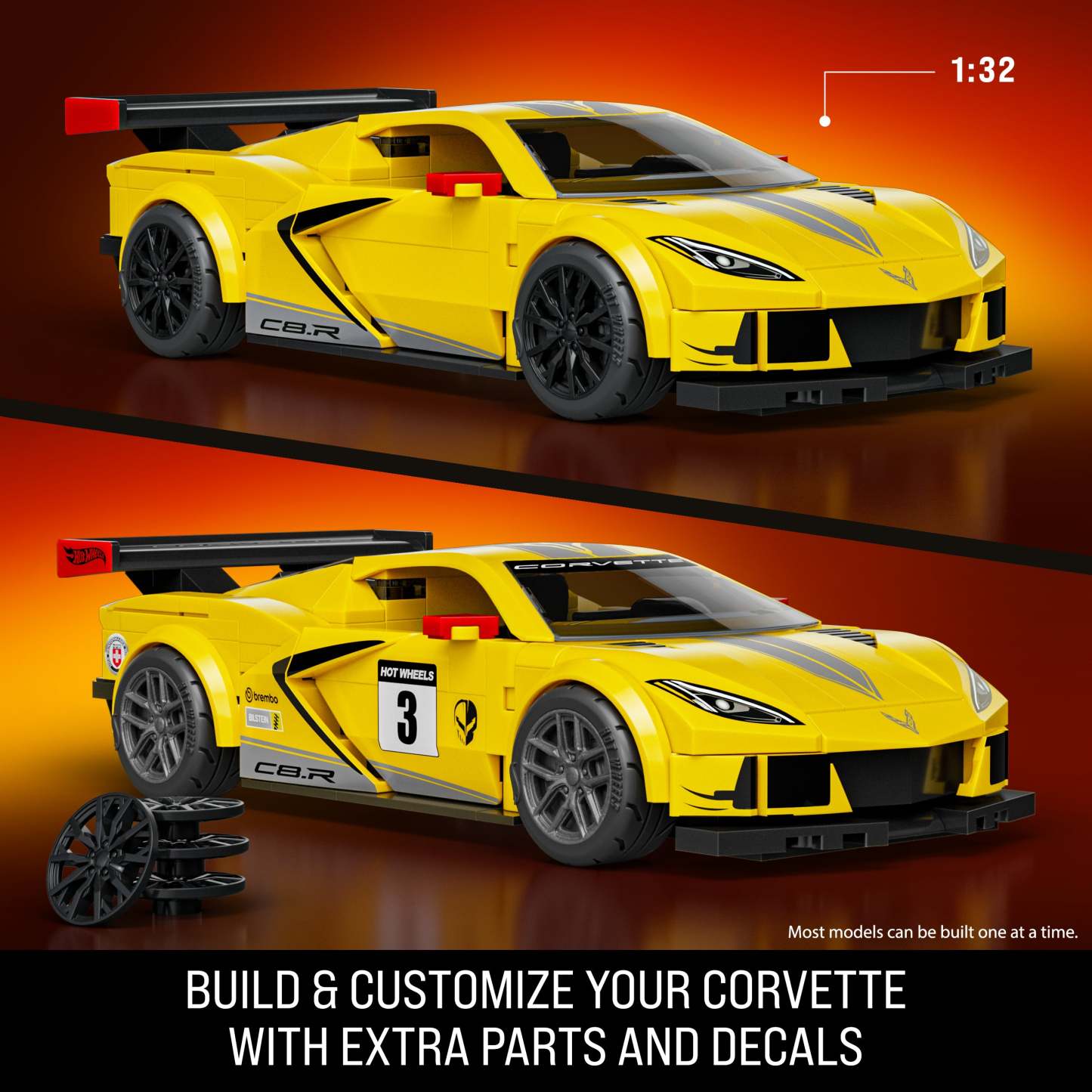 ’20 Corvette C8.R Building Toy Kit