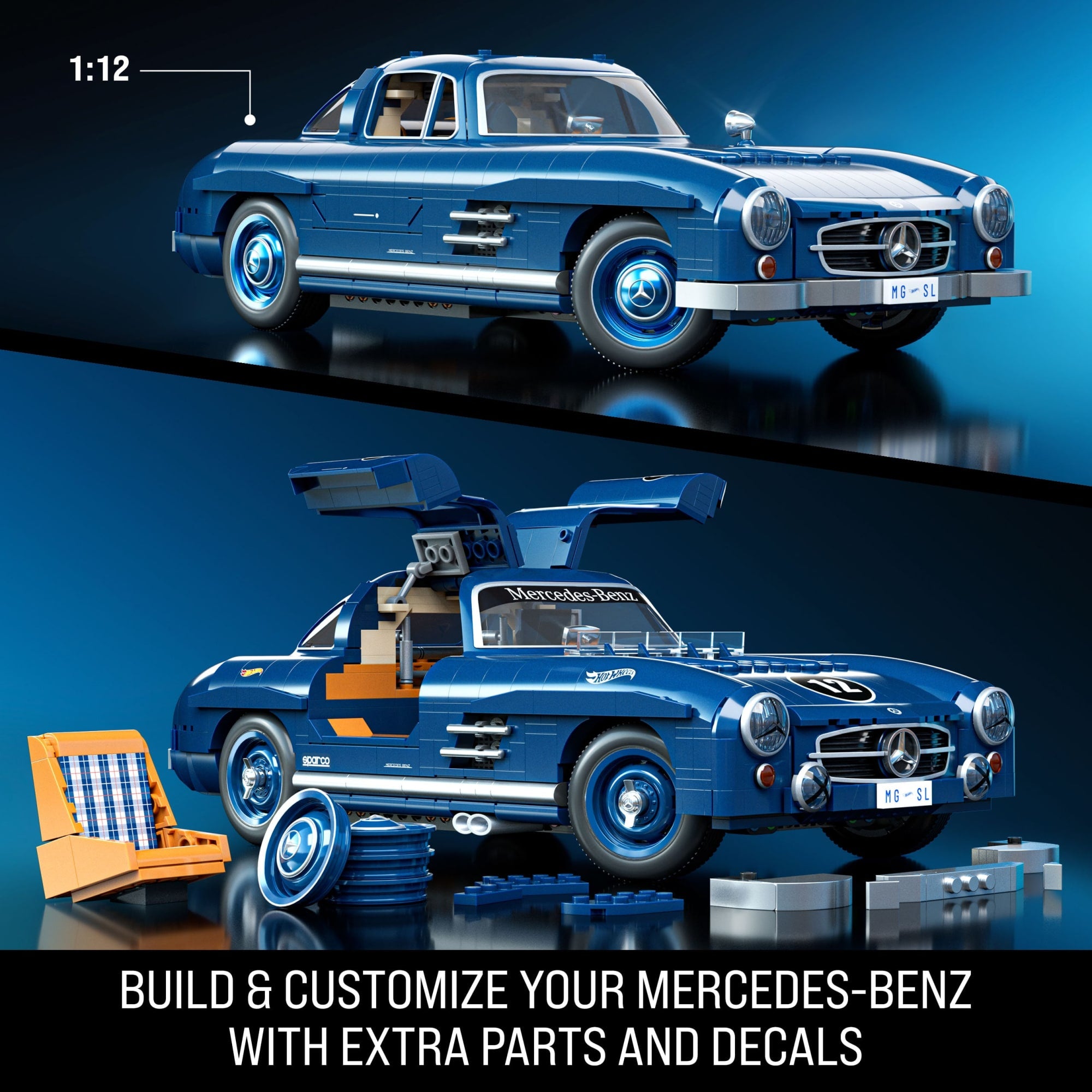 Mercedes-Benz 300 Sl Building Toy Kit