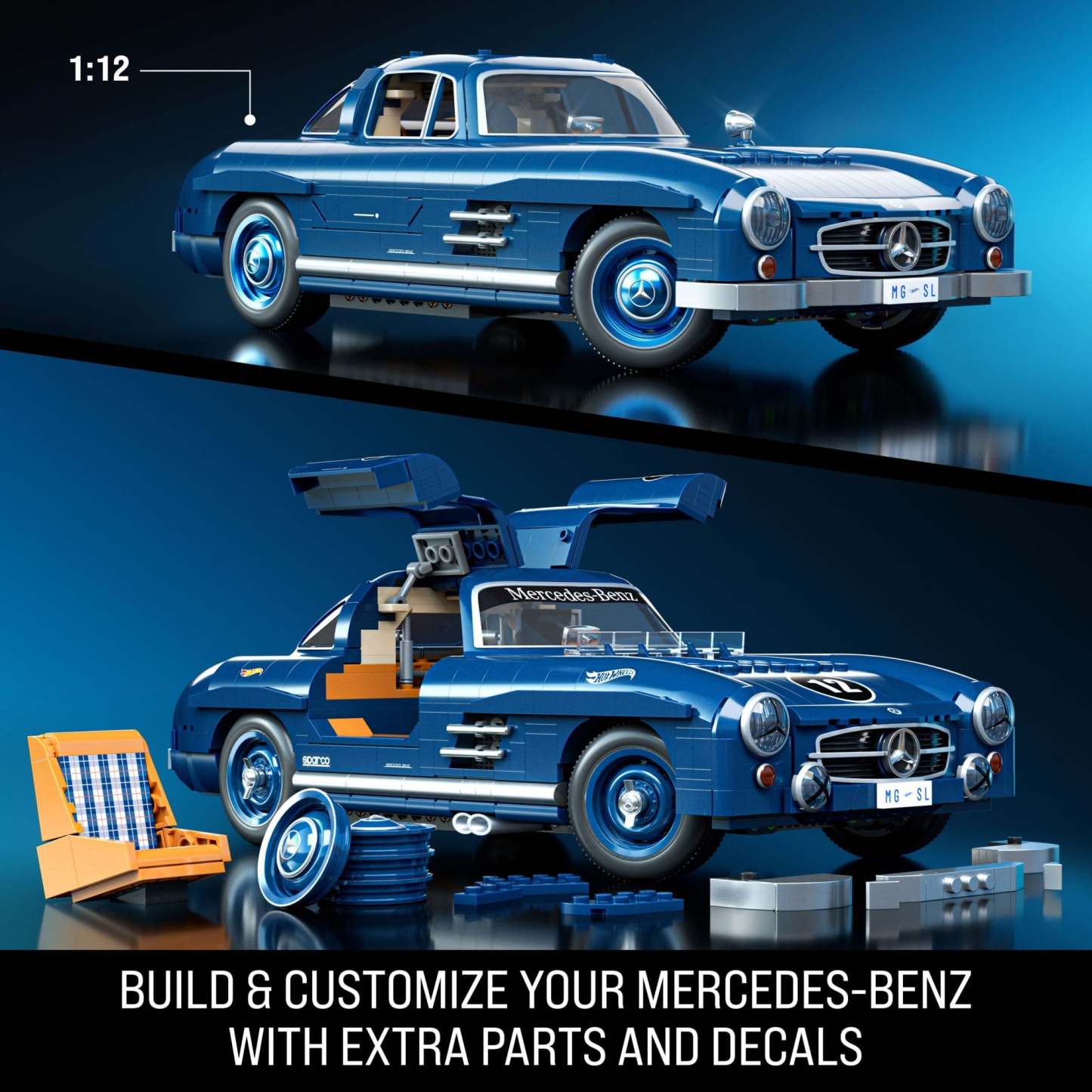 Mercedes-Benz 300 Sl Building Toy Kit