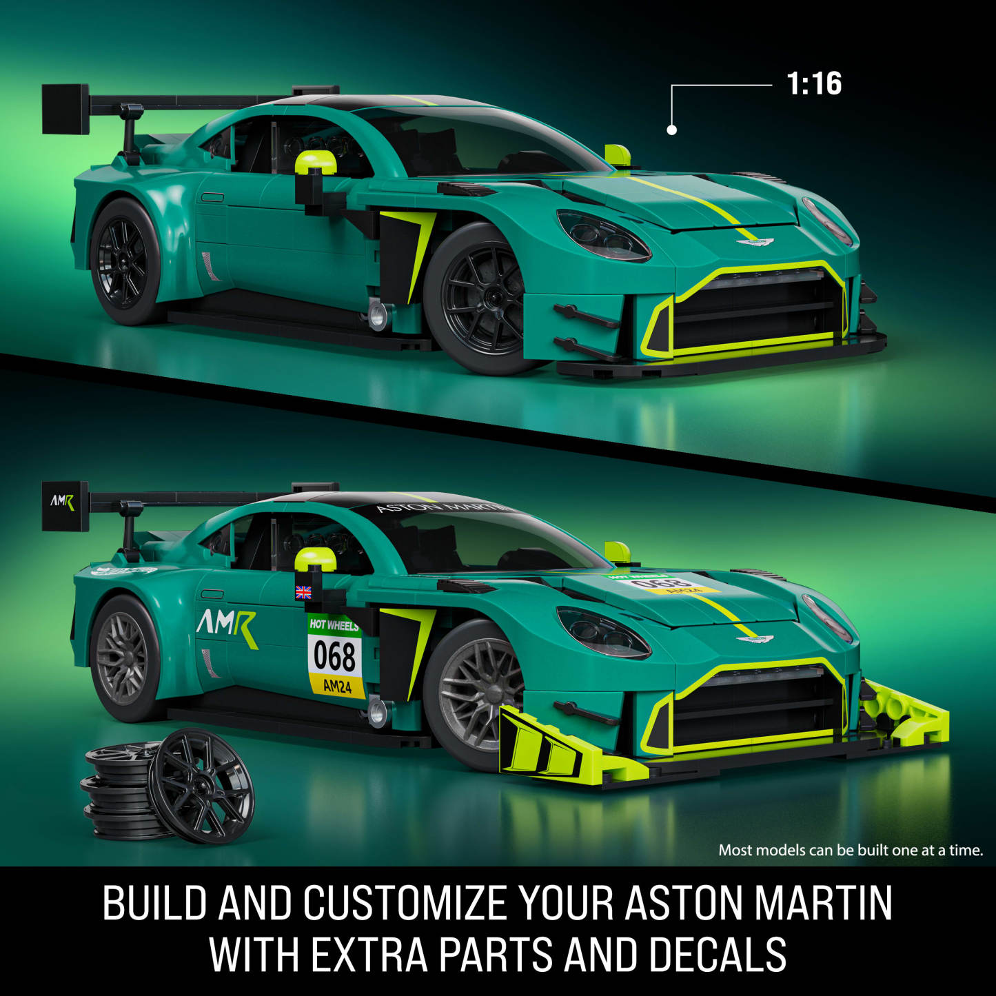 ’24 Aston Martin Vantage Gt3 Building Toy Kit