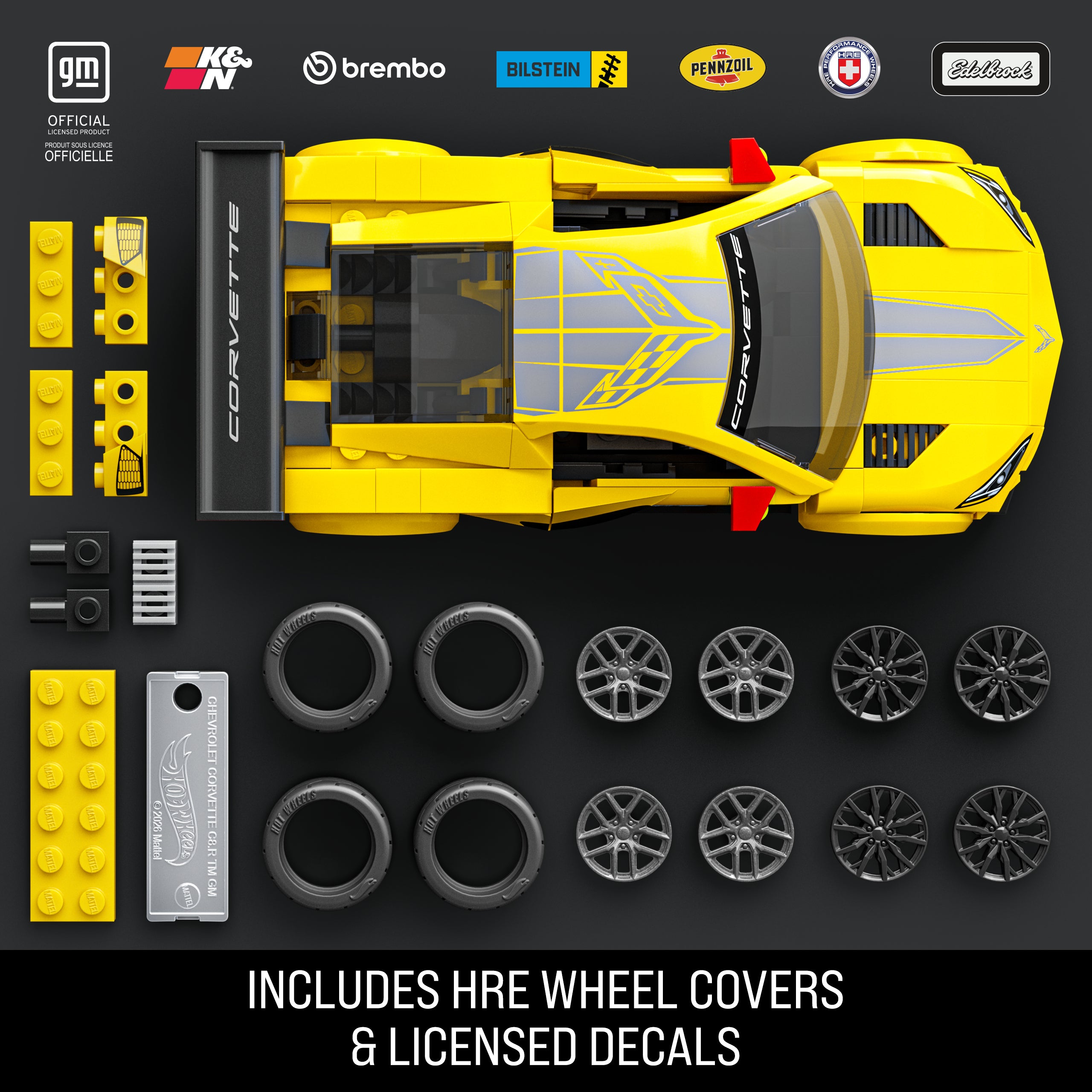 ’20 Corvette C8.R Building Toy Kit