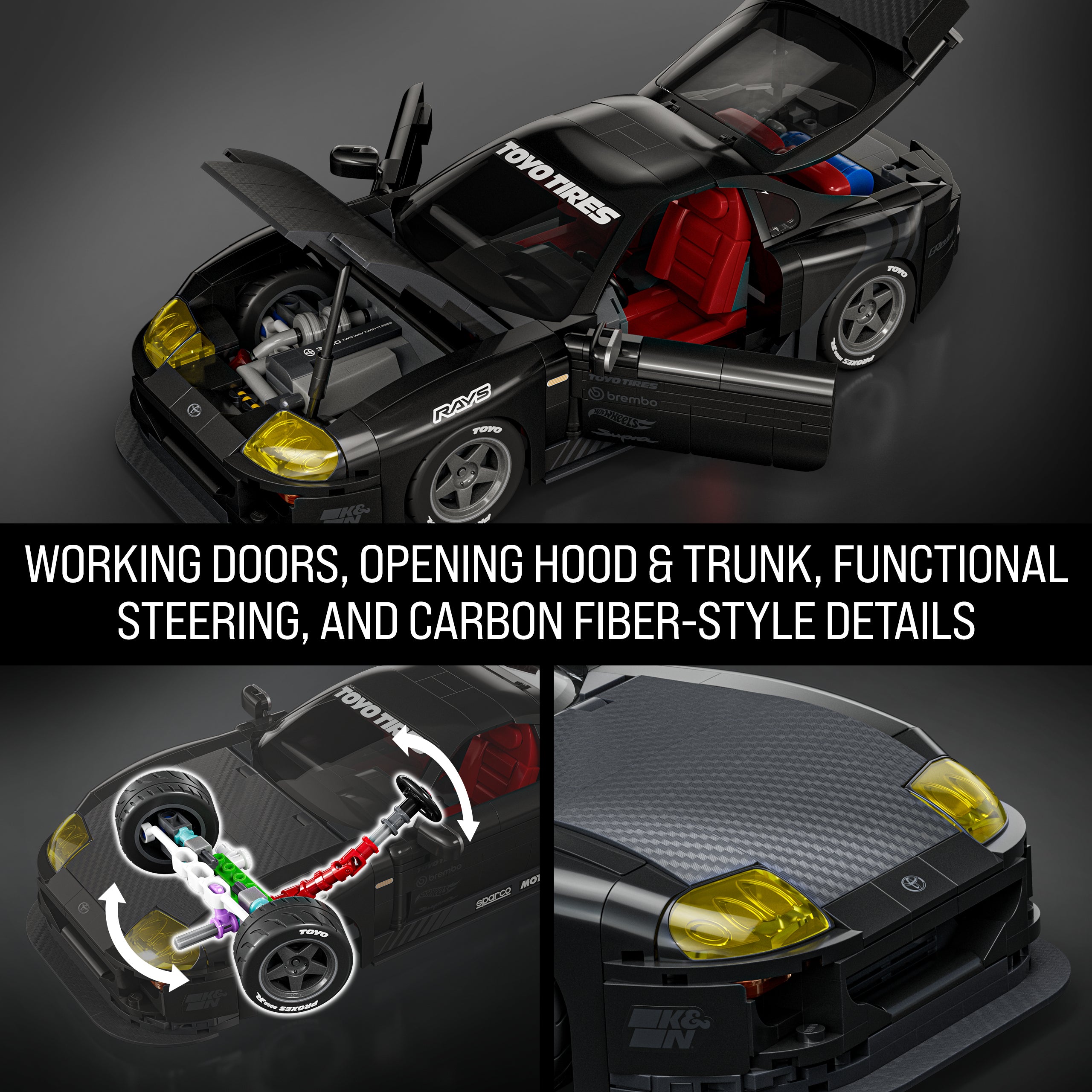 ’94 Toyota Supra Mkiv Building Toy Kit