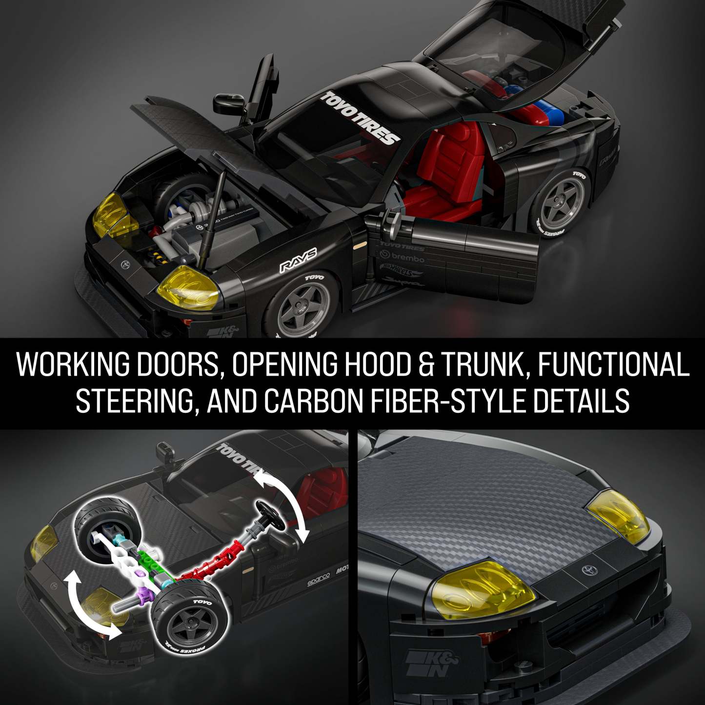 ’94 Toyota Supra Mkiv Building Toy Kit
