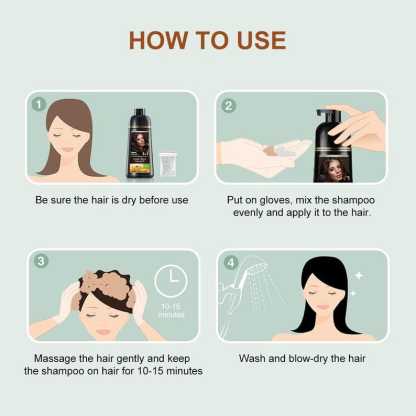 5-in-1 Hair Dye Shampoo
