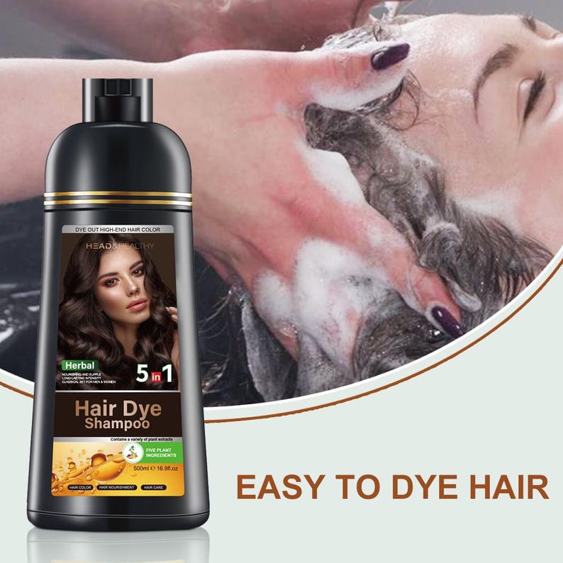 5-in-1 Hair Dye Shampoo