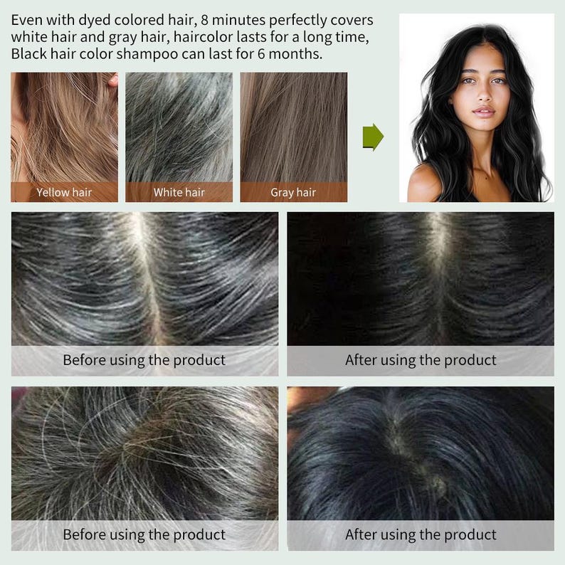 5-in-1 Hair Dye Shampoo