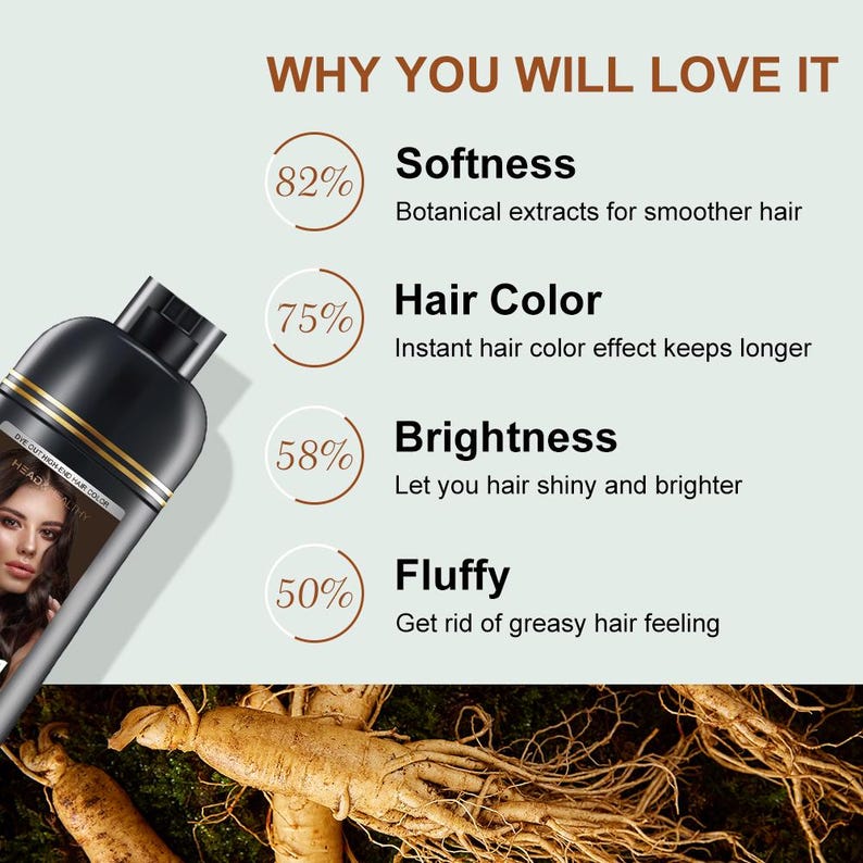 5-in-1 Hair Dye Shampoo