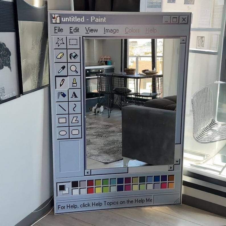 Ms Paint Mirror