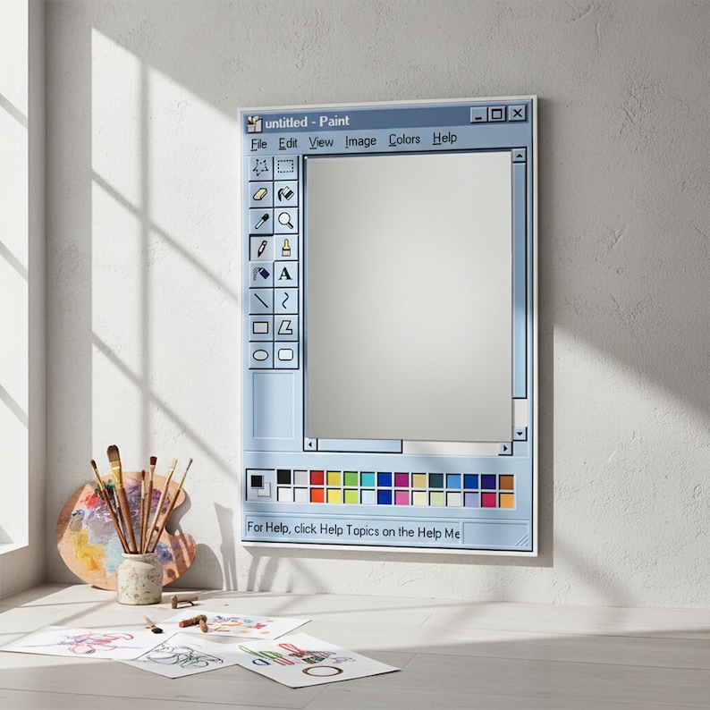 Ms Paint Mirror
