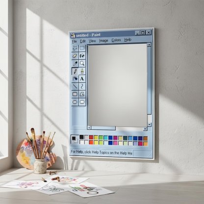 Ms Paint Mirror