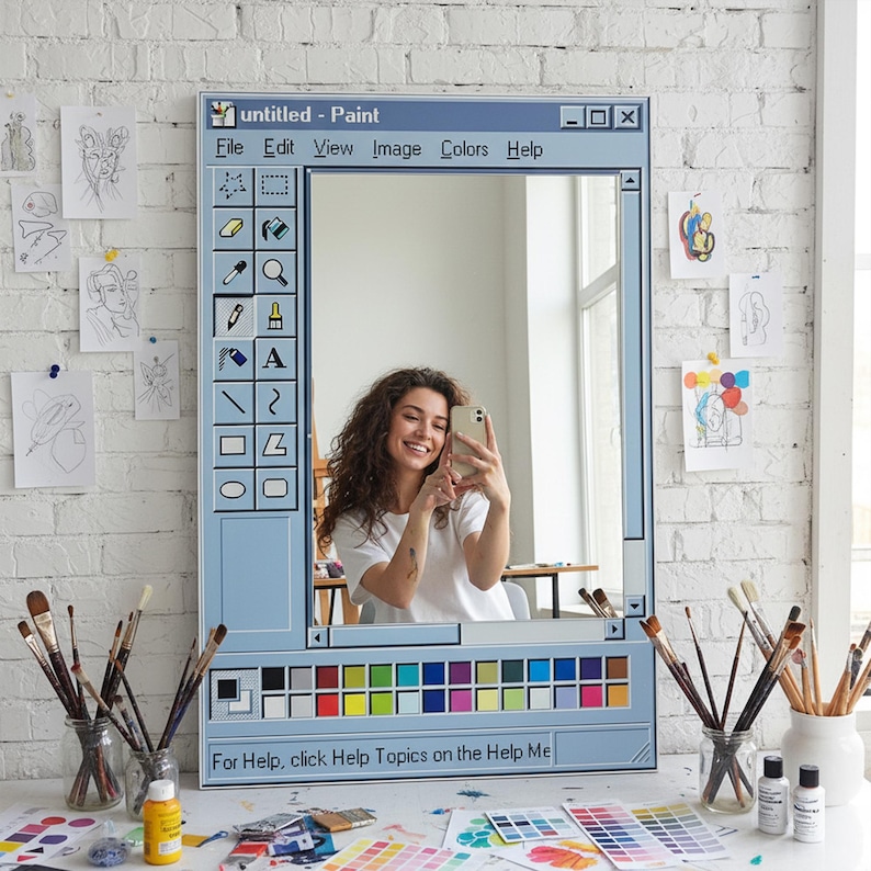 Ms Paint Mirror