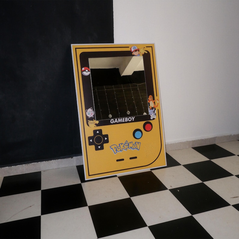 Retro Gamer Handheld Mirror