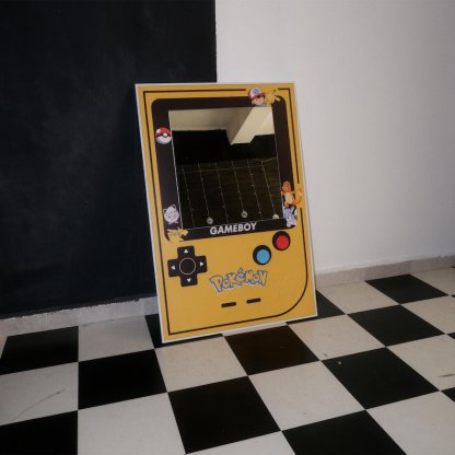 Retro Gamer Handheld Mirror