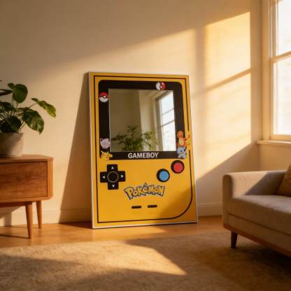Retro Gamer Handheld Mirror