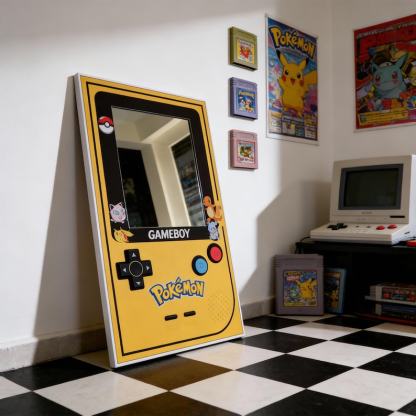 Retro Gamer Handheld Mirror
