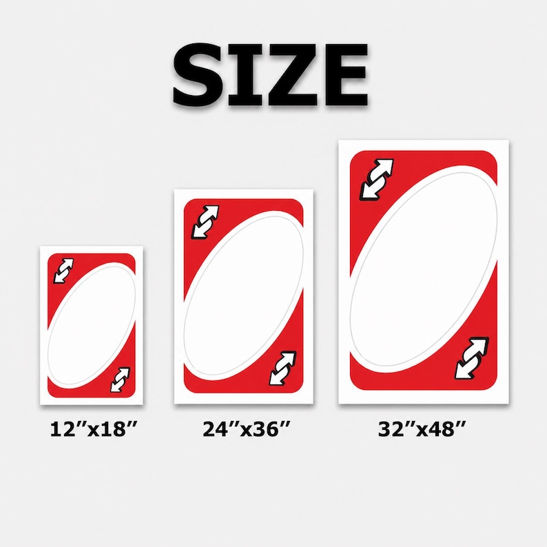 Handmade UNO Reverse Card Mirror