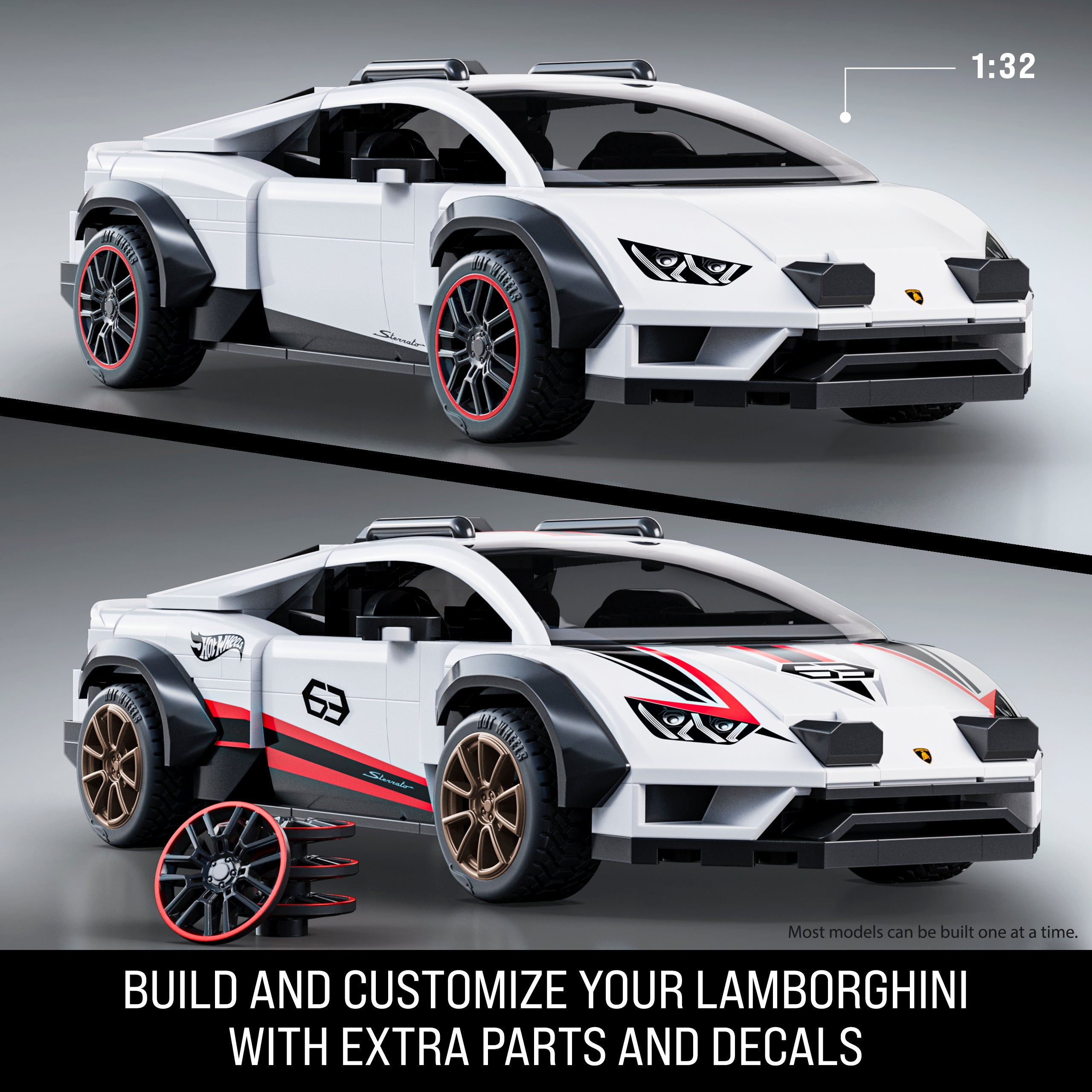 Lamborghini Huracan Sterrato Building Toy Kit