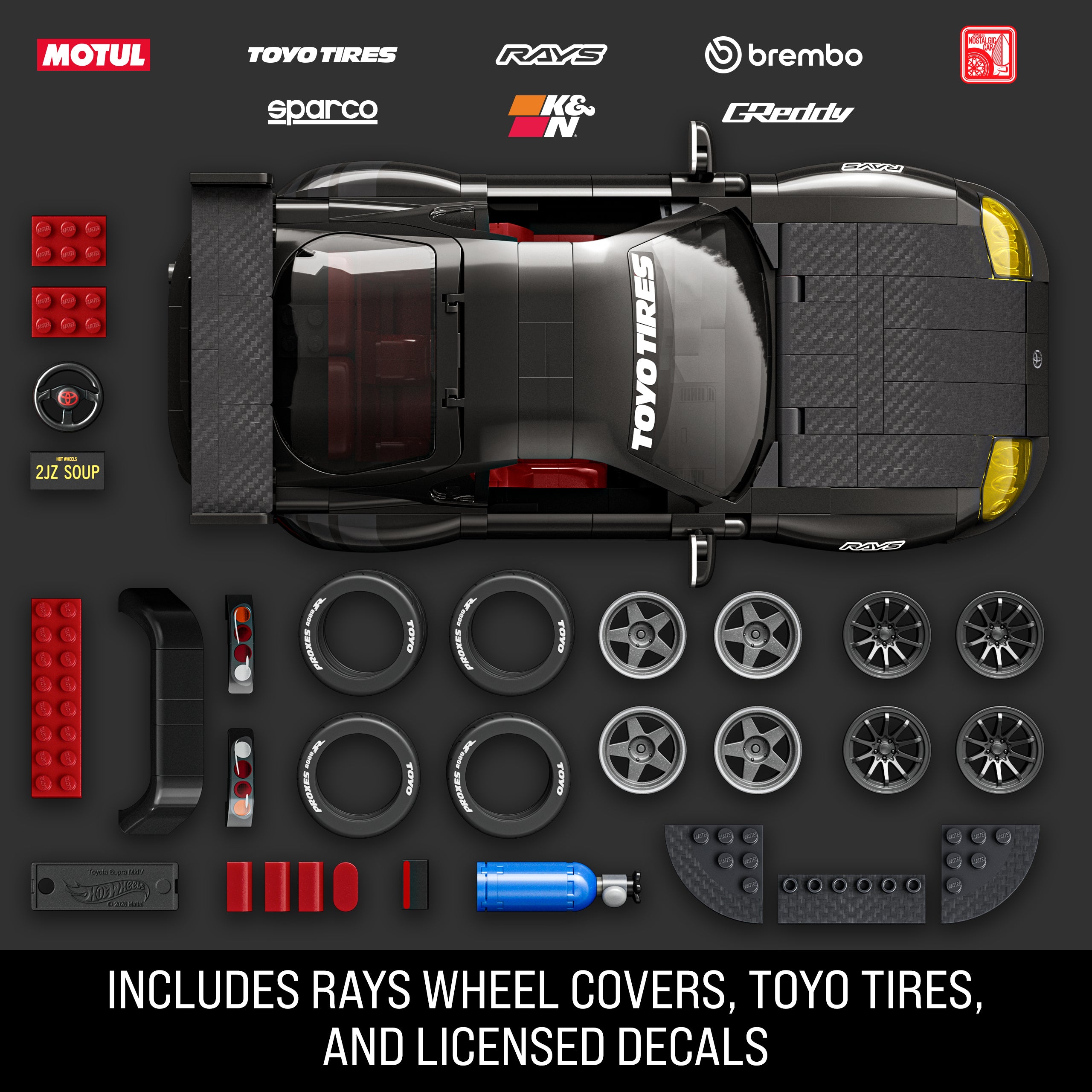 ’94 Toyota Supra Mkiv Building Toy Kit