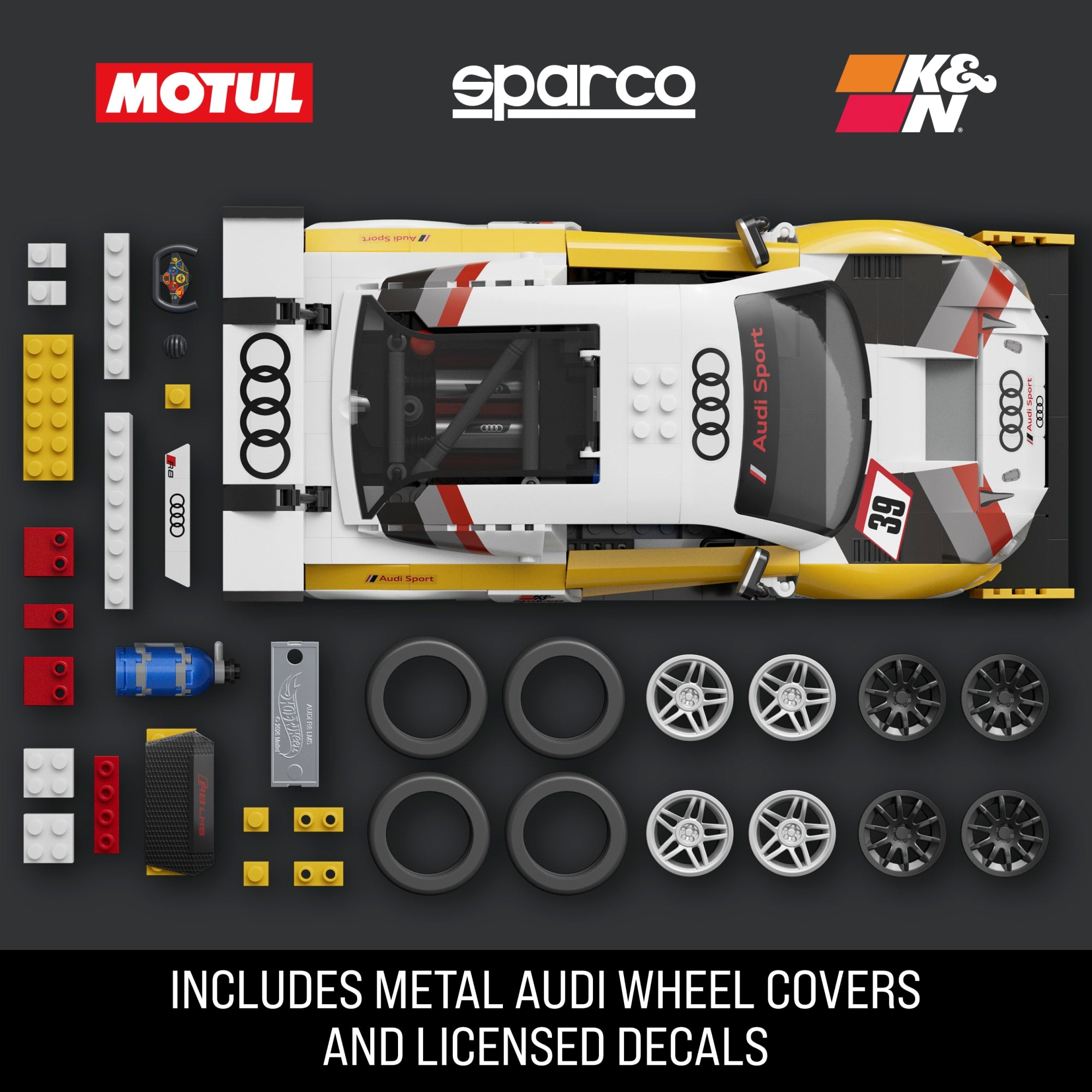 ‘15 Audi R8 Lms Building Toy Kit
