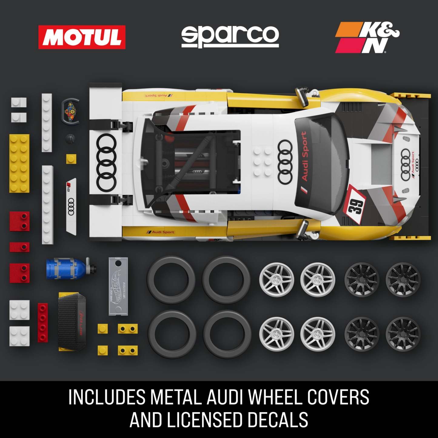 ‘15 Audi R8 Lms Building Toy Kit